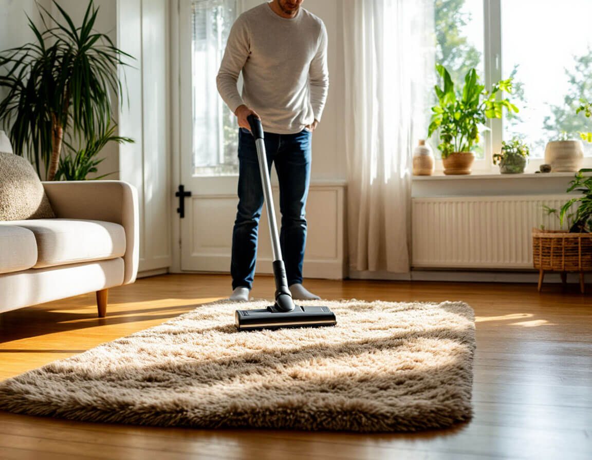 Fellteppich aus Kunstfell reinigen und pflegen